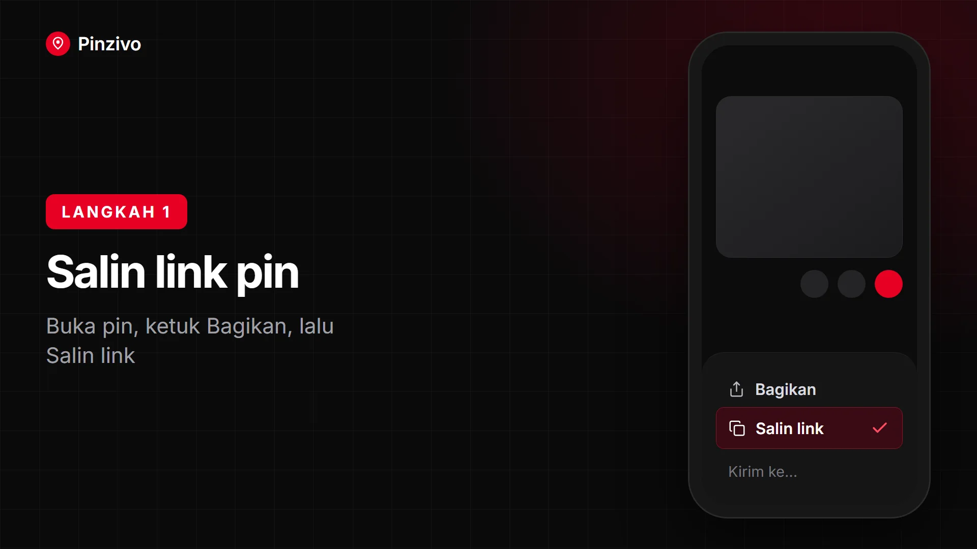 Salin link pin Pinterest Cara salin link pin Pinterest di ponsel: ketuk Bagikan, lalu Salin link